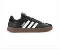 Adidas Low-Top Sneakers – Black & White with Brown Sole
