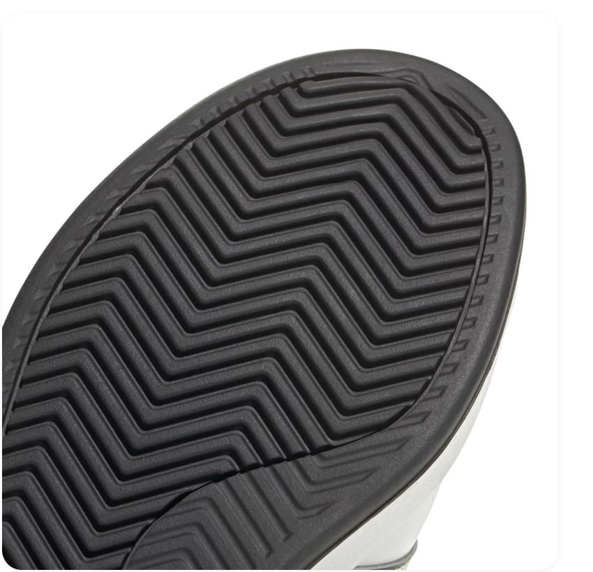 Adidas Low-Top Sneakers – White & Black with Outlined Stripes