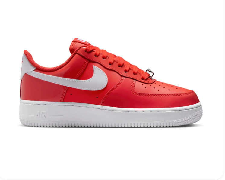 Nike Air Force 1 Low Sneakers – Red & White