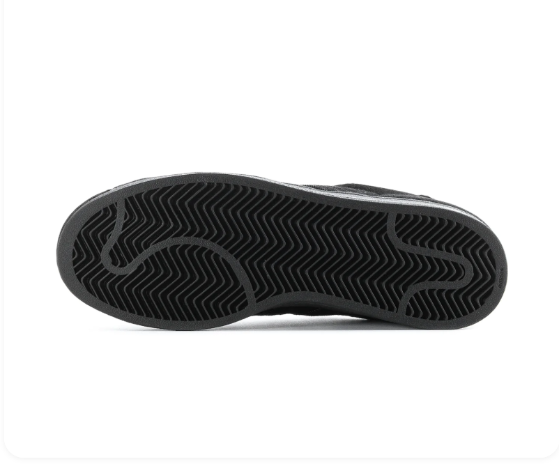 Adidas Superstar Low-Top Sneakers – Black Denim-Textured Upper & White Laces