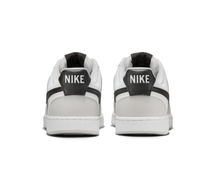 Nike Court Vision Low Sneakers – White, Light Grey & Black