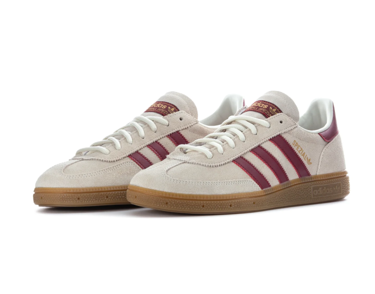 Adidas Handball Spezial Sneakers - Cream, Burgundy & Gum