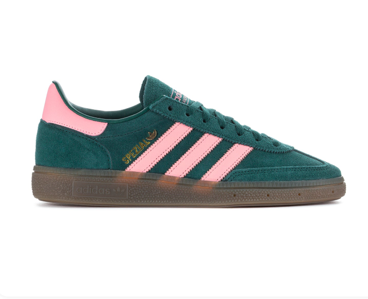Adidas Handball Spezial Sneakers - Dark Green, Pink & Gum