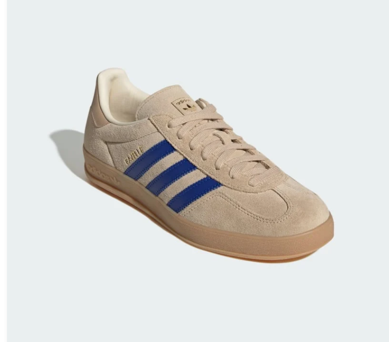 Adidas Gazelle Sneakers - Beige, Royal Blue & Gum