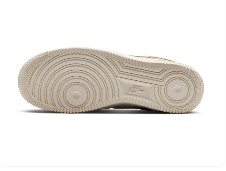 Nike Air Force 1 Low Sneakers – Cream with Ribbon-Style Laces