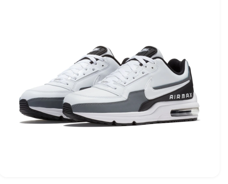 Nike Air Max Sneakers – White, Grey & Black