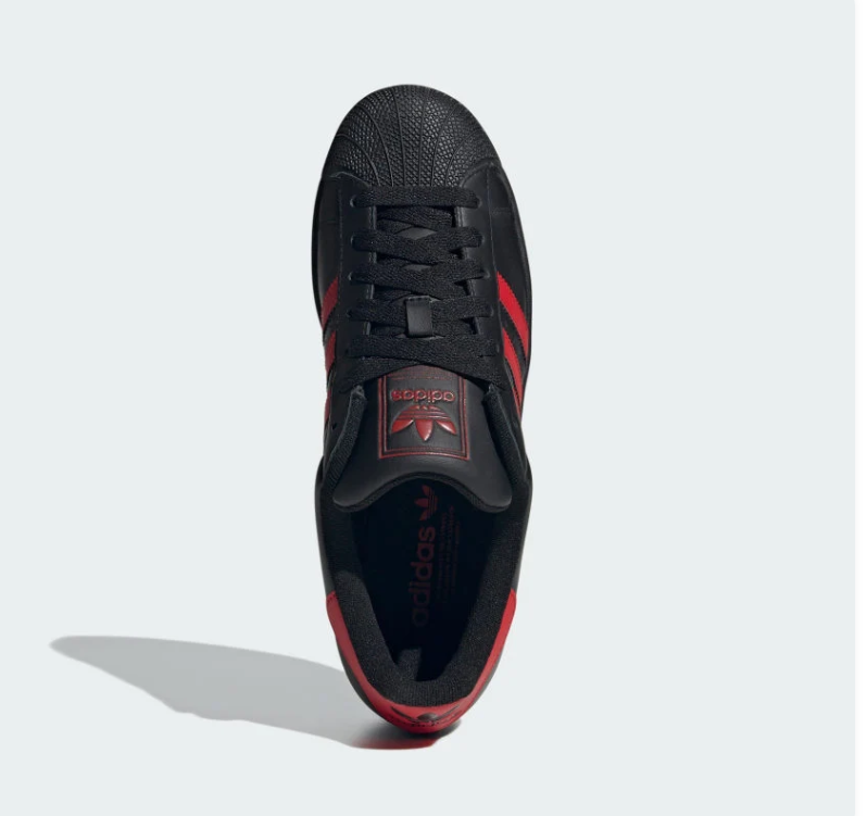 Adidas Superstar Sneakers - Black & Red