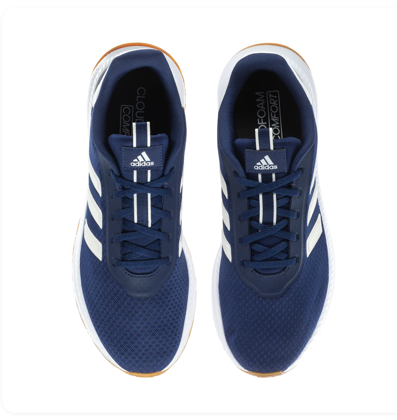 Adidas Mesh Low-Top Sneakers – Navy, White & Gum