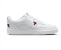 Nike Low-Top Sneakers – White & Cream with Floral Embroidery