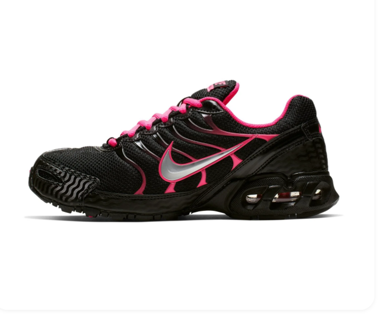 Nike Air Torch 4 Sneakers – Black, Hot Pink & Silver