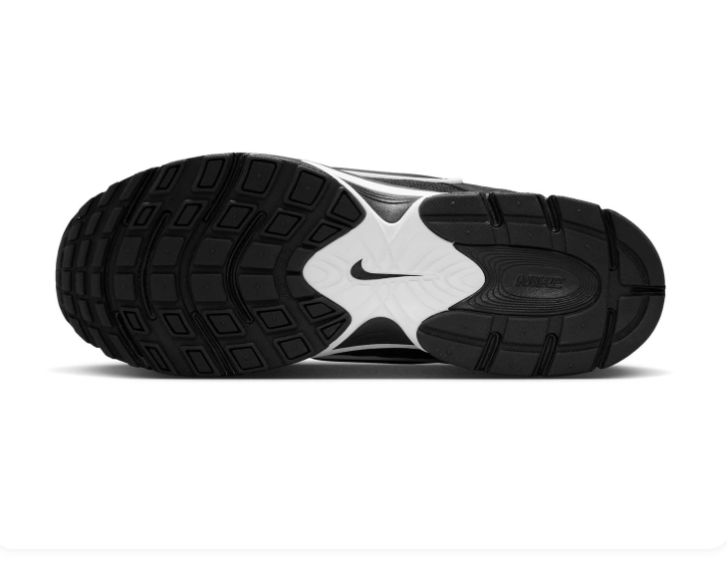 Nike Retro Mesh Sneakers – Black, White & Silver Grey