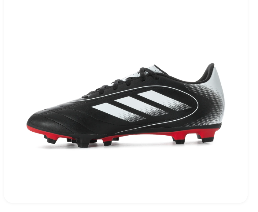 Adidas Goletto Soccer Cleats - Black, White & Red
