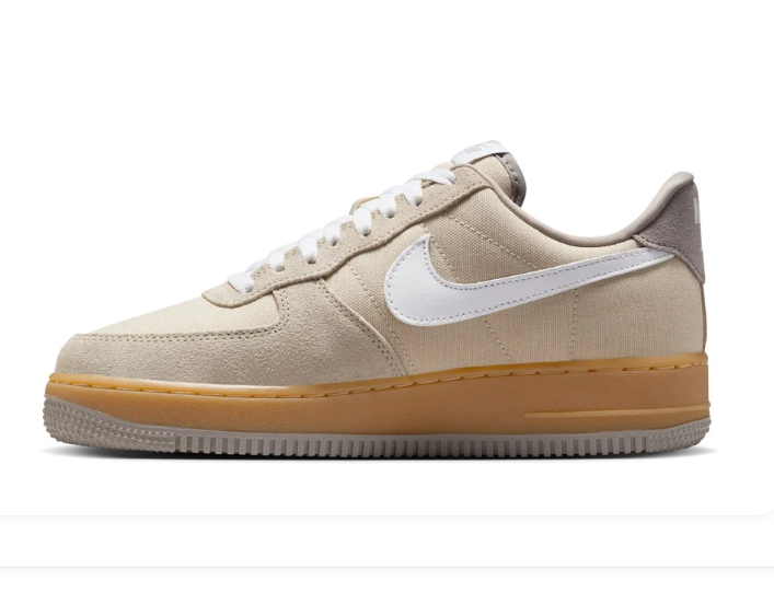 Nike Air Force 1 Low Sneakers – Beige, White & Gum