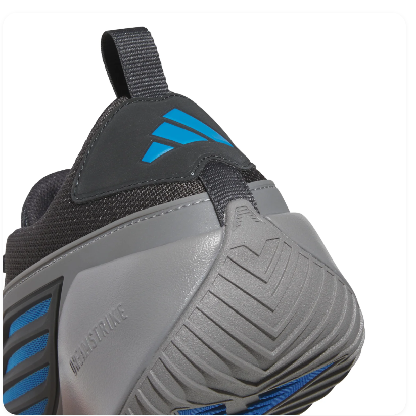 Adidas Low-Top Mesh Sneakers – Black, Grey & Bright Blue