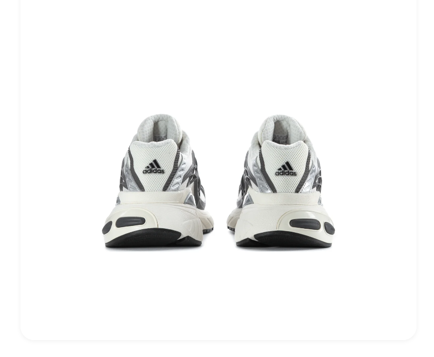 Adidas Adistar Chunky Sneakers - White, Grey & Silver