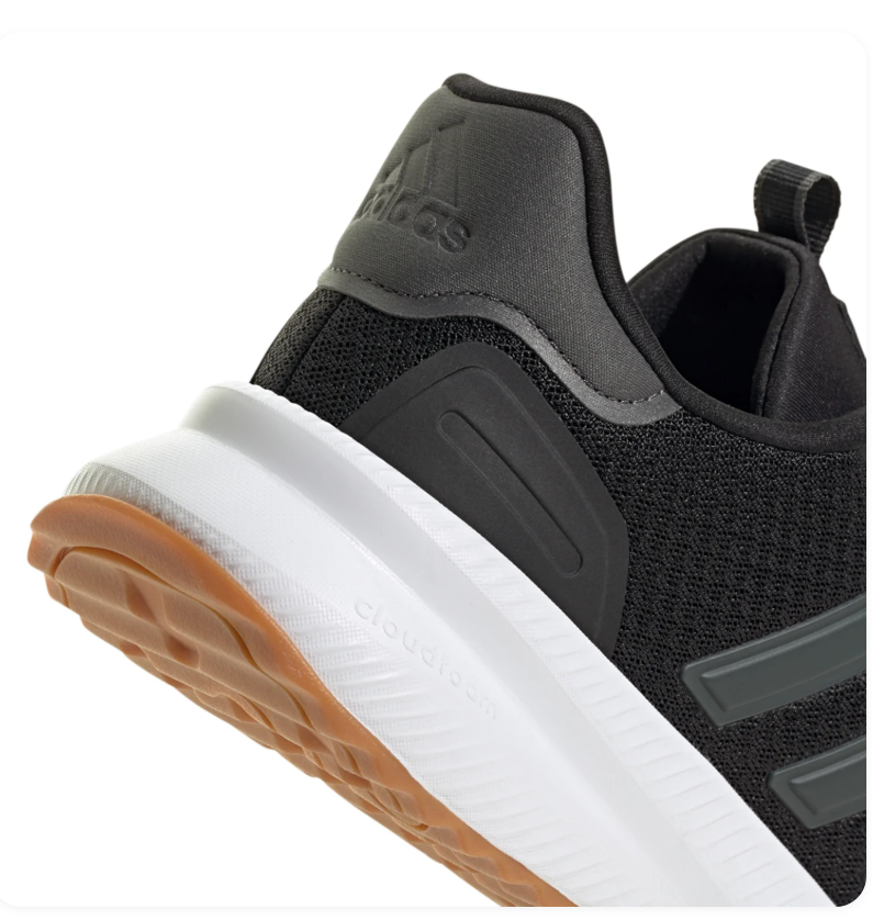 Adidas Mesh Low-Top Sneakers - Black, White & Gum