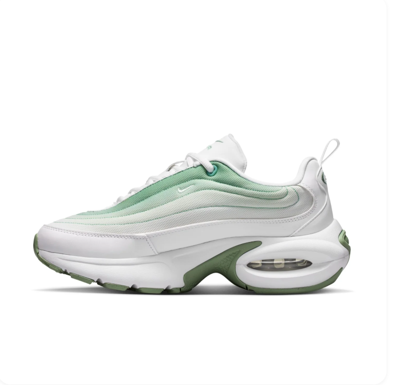 Nike Air Low-Top Sneakers – White & Mint Green