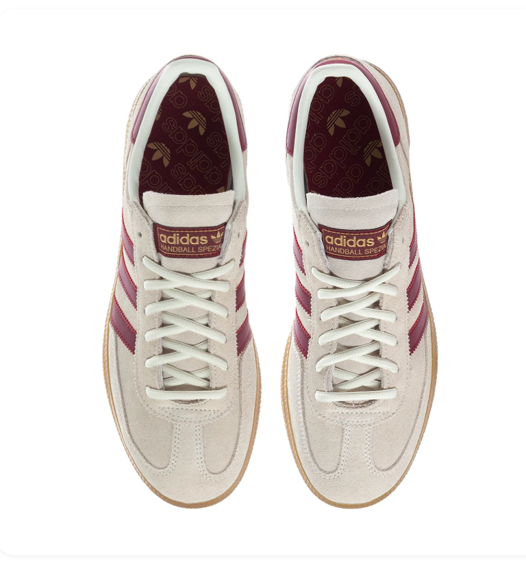 Adidas Handball Spezial Sneakers - Cream, Burgundy & Gum