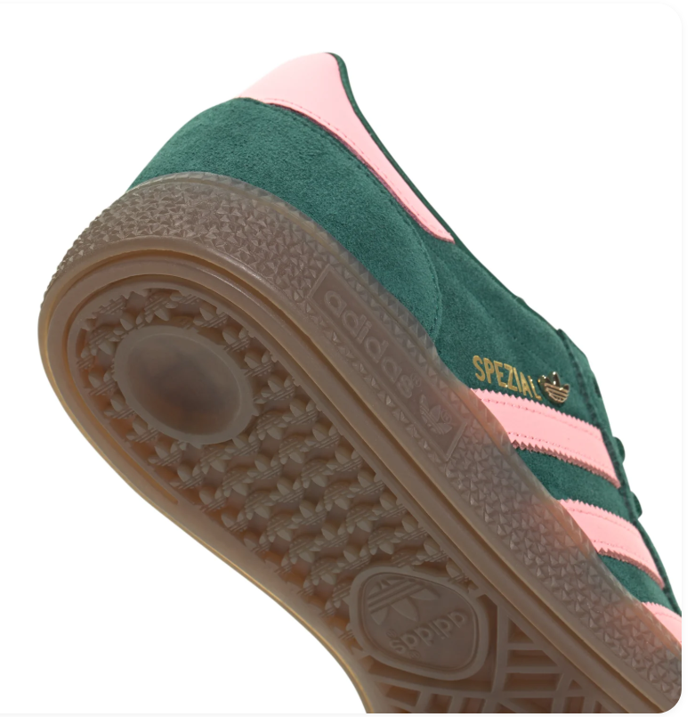 Adidas Handball Spezial Sneakers - Dark Green, Pink & Gum