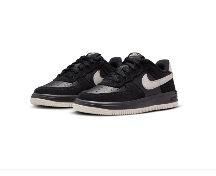 Nike Force 1 Low-Top Sneakers – Black & Cream