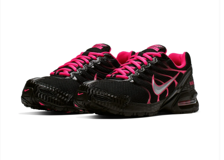 Nike Air Torch 4 Sneakers – Black, Hot Pink & Silver