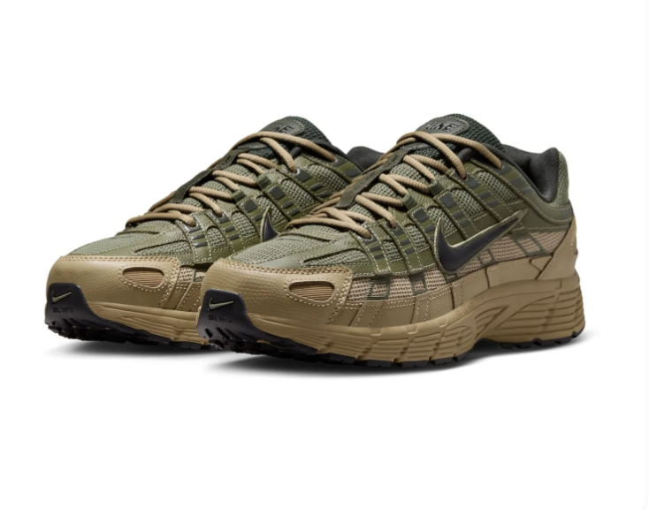 Nike Olive & Khaki Mesh Sneakers