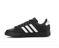 Adidas Low-Top Sneakers – Black & White with Black Sole