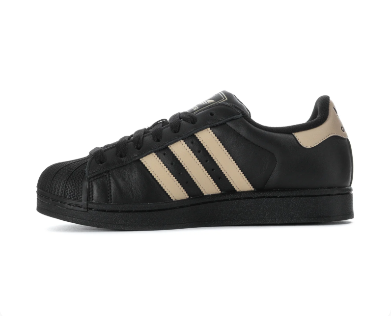 Adidas Superstar Shell-Toe Sneakers - Black & Cream