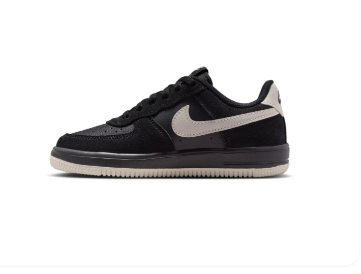 Nike Force 1 Low-Top Sneakers – Black & Cream