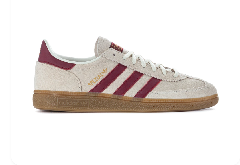 Adidas Handball Spezial Sneakers - Cream, Burgundy & Gum