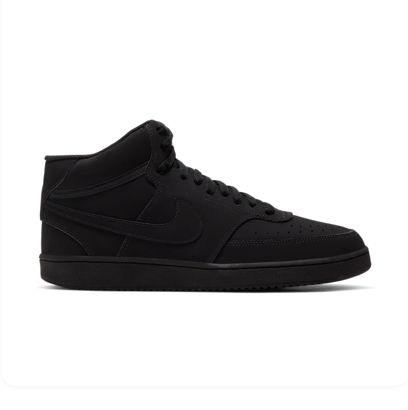 Nike All-Black High-Top Sneakers
