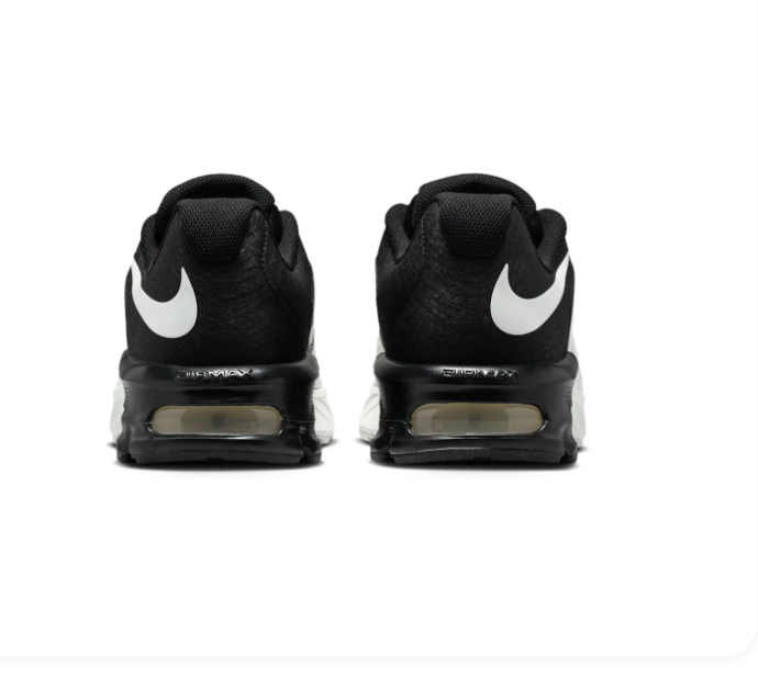 Nike Air Max Low-Top Sneakers – Black, White & Grey