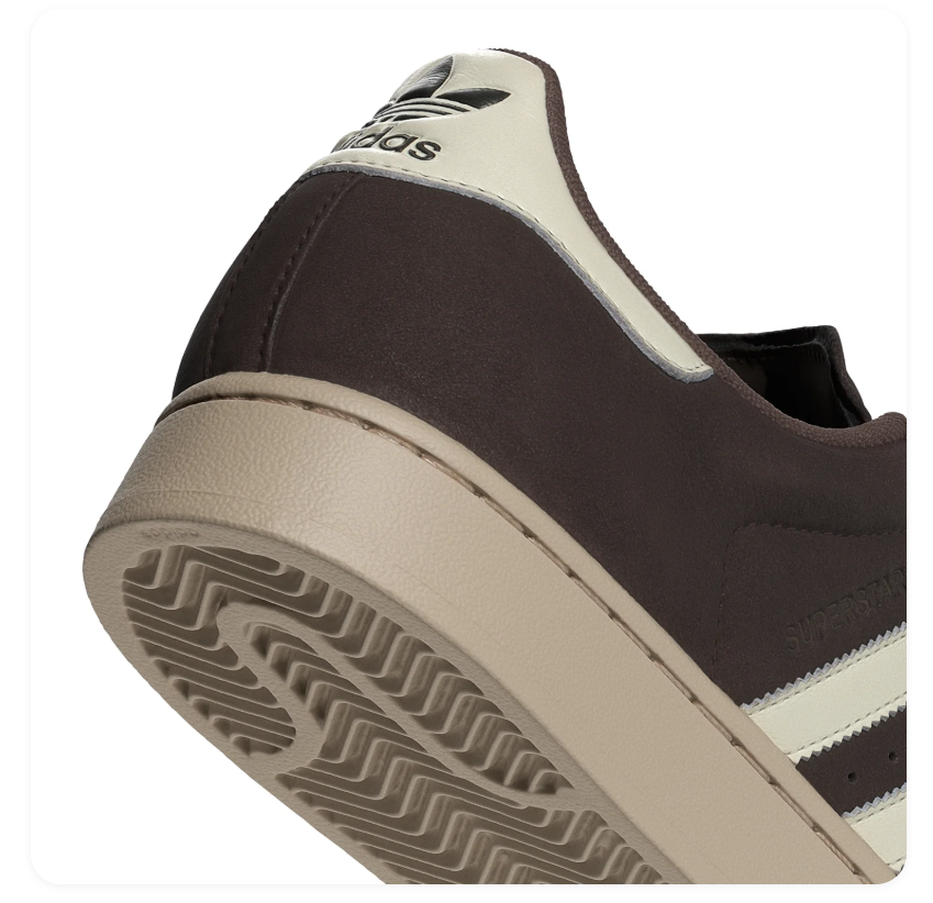 Adidas Superstar Low-Top Sneakers – Brown & Cream