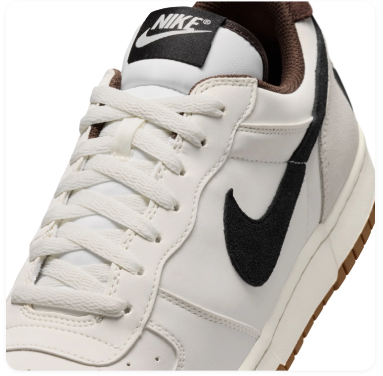 Nike Low-Top Sneakers – Off-White, Black & Gum