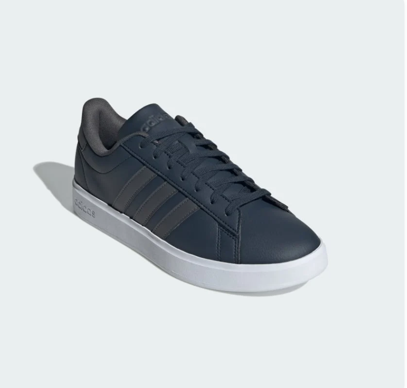 Adidas Low-Top Sneakers - Dark Navy, Charcoal & White
