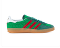 Adidas Patterned Low-Top Sneakers - Green, Red & Gum