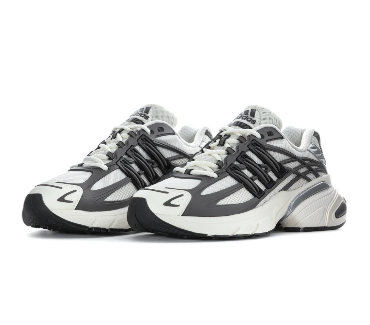 Adidas Adistar Chunky Sneakers - White, Grey & Silver