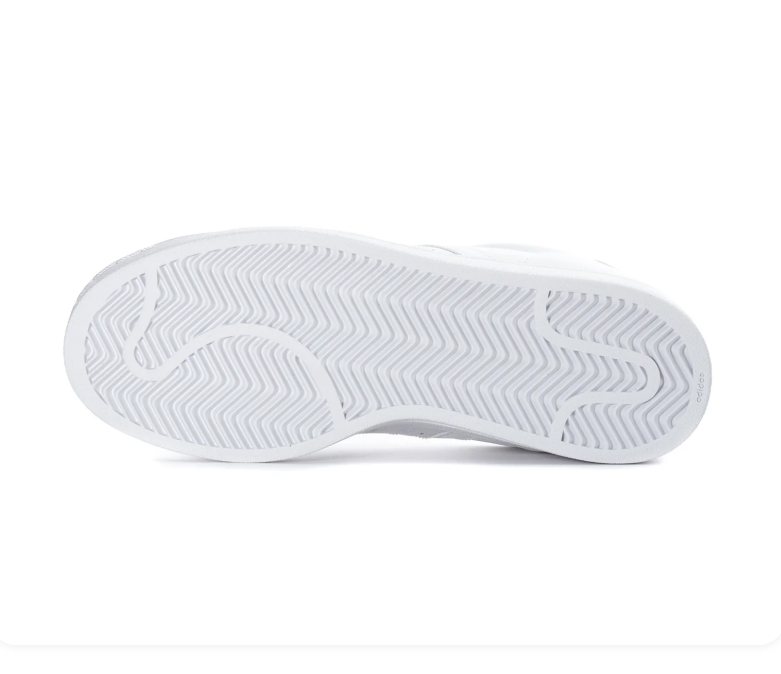 All-White Shell-Toe Low-Top Sneakers