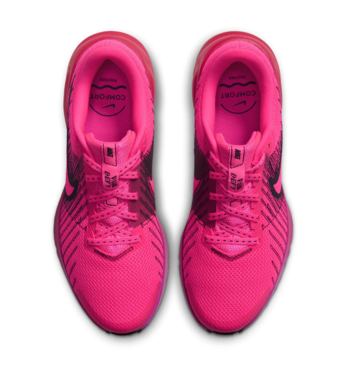 Nike Low-Top Mesh Sneakers – Hot Pink & Black