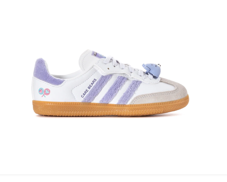 Adidas Care Bears Low-Top Sneakers - White, Lavender & Gum
