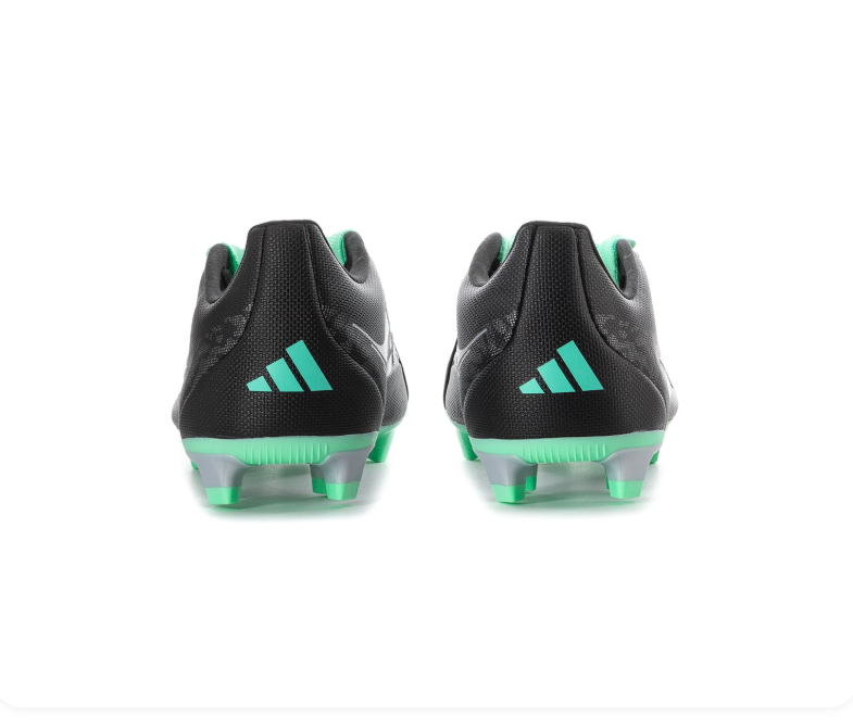 Adidas Predator Fold-Over Tongue Soccer Cleats - Black, Mint & Silver