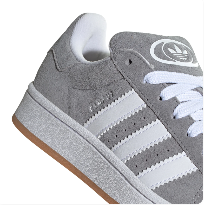Adidas Campus Sneakers - Grey, White & Gum