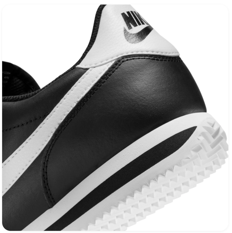 Nike Black & White Retro Low-Top Sneakers