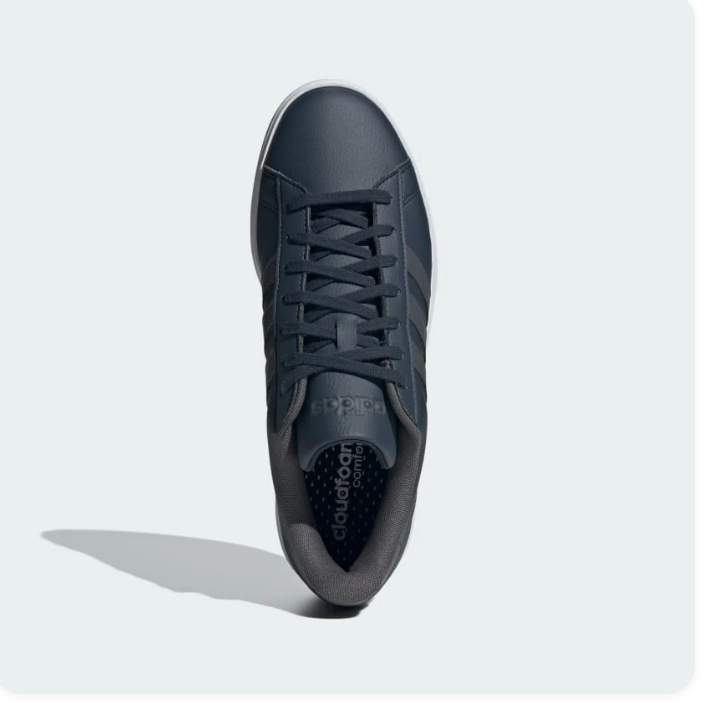 Adidas Low-Top Sneakers - Dark Navy, Charcoal & White
