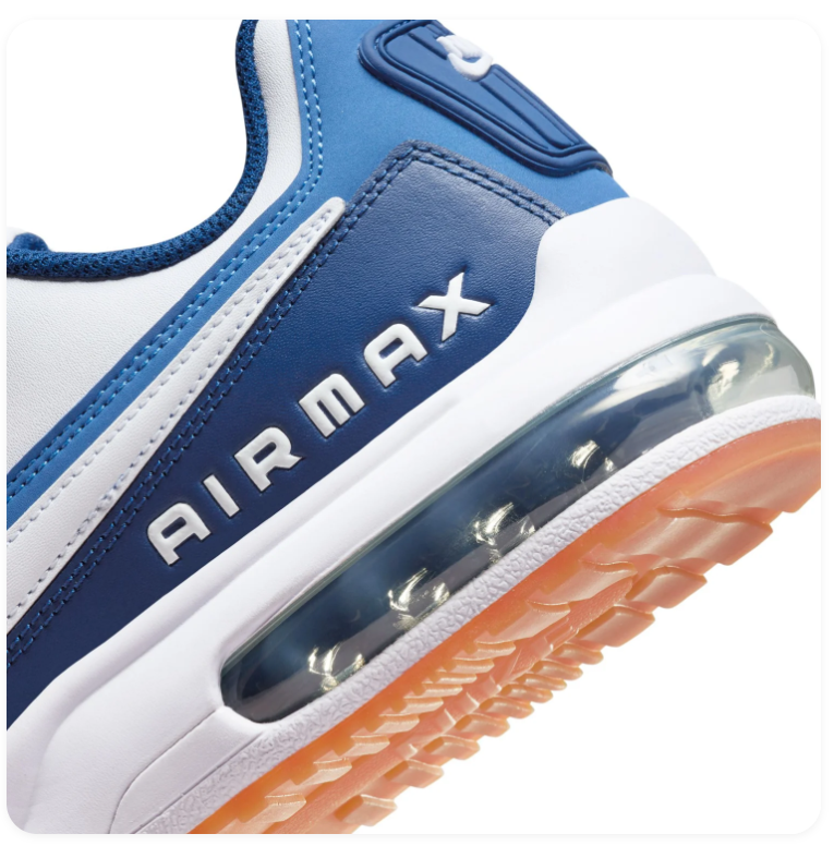 Nike Air Max Low-Top Sneakers – White, Blue & Gum