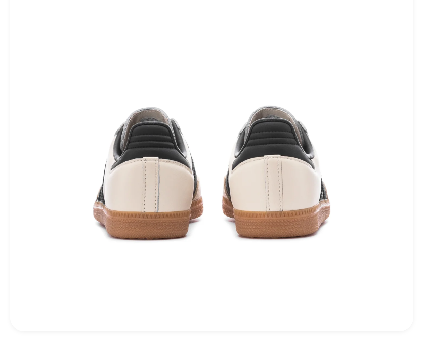 Adidas Samba Low-Top Sneakers – Cream, Black & Gum