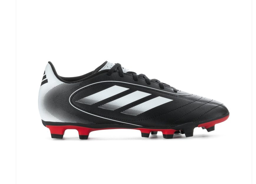 Adidas Goletto Soccer Cleats - Black, White & Red