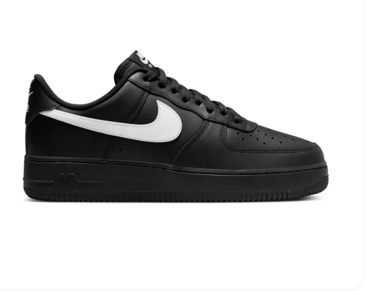 Nike Air Force 1 Low Sneakers – Black & White