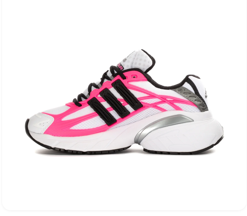 Adidas Adistar Chunky Sneakers - White, Hot Pink & Black