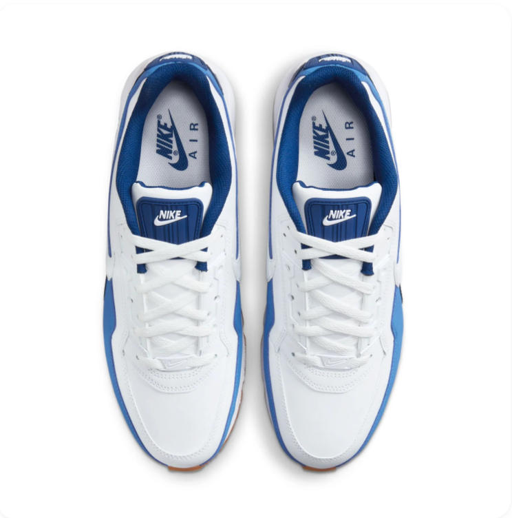 Nike Air Max Low-Top Sneakers – White, Blue & Gum